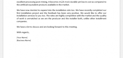 Letter to Accept an Invitation to Business Appointment